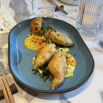 Kingfisher - Chino Farms Squash Blossoms - Vietnamese Near Me - San Diego, California Kingfisher - Chino Farms Squash Blossoms - Vietnamese Near Me - San Diego, California