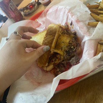 Drip Drop BBQ Shop - Brisket Grilled Cheese... sooo yummy - Barbeque Near Me - Hot Springs, Arkansas Drip Drop BBQ Shop - Brisket Grilled Cheese... sooo yummy - Barbeque Near Me - Hot Springs, Arkansas