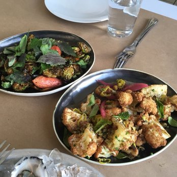 Ellie's - Roasted Brussels sprouts and cauliflower. - Italian Near Me - Long Beach, California Ellie's - Roasted Brussels sprouts and cauliflower. - Italian Near Me - Long Beach, California