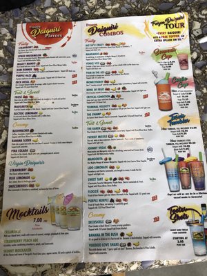 Menu photo 3 Daiquiri Deck St. Armands Circle Sarasota, FL