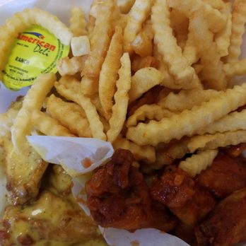 American Deli - Great food...hot & honey mustard with fries & ranch! - Cheesesteaks Near Me - Irondale, Alabama