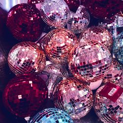 Shiny disco balls