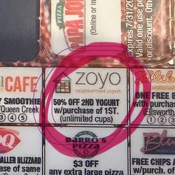 Zoyo Frozen Yogurt - South Gilbert