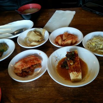 Dake Sushi - Try all the 'pink stuff' its delicious!   I'm in for kimichee spicy pickled veggies. - Japanese Near Me - Old Bethpage, New York