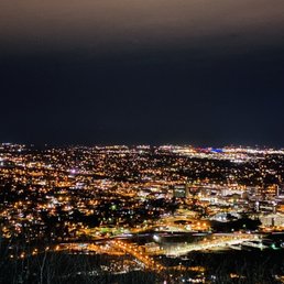 The view of Roanoke from the Star The view of Roanoke from the Star