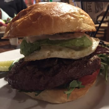 Field to Fork - One of the burgers on the menu. The soft bun was a nice touch. - Breakfast & Brunch Near Me - Sheboygan, Wisconsin Field to Fork - One of the burgers on the menu. The soft bun was a nice touch. - Breakfast & Brunch Near Me - Sheboygan, Wisconsin