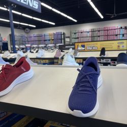 SKECHERS Warehouse Outlet - June 16, 2025 - Just two of many styles nicely displayed.