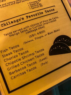 Menu photo 8 Chilangos Tequila Bar and Grill Baltimore, MD Menu photo 8 Chilangos Tequila Bar and Grill Baltimore, MD