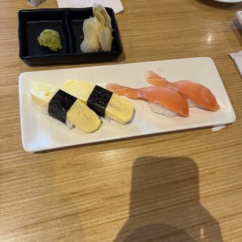 Kappa Sushi - Tamago and salmon - Japanese Near Me - San Diego, California Kappa Sushi - Tamago and salmon - Japanese Near Me - San Diego, California