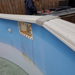 Zappia Pools and Spas - Rusted screws