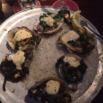 Pappadeaux Seafood Kitchen - Oysters Pappadeaux - baked in Spinach and  topped with hollandaise - Cajun/Creole Near Me - Norcross, Georgia