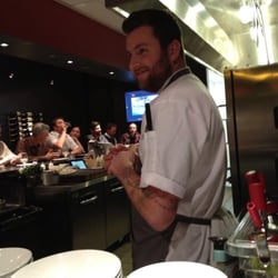 Chef Jason greeting the guests
