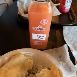 Homemade guava pine juice