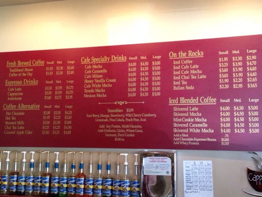 Photo of The Espresso Lounge - Fallbrook, CA, US. Menu
