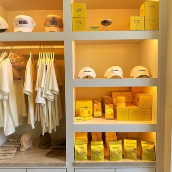 La La Land - Merch wall - Coffee & Tea Near Me - Glendale, California La La Land - Merch wall - Coffee & Tea Near Me - Glendale, California