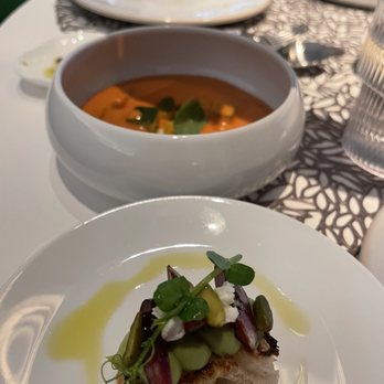 Le Jardinier - Excellent Gazpacho - French Near Me - Miami, Florida