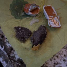 Half cooked burger