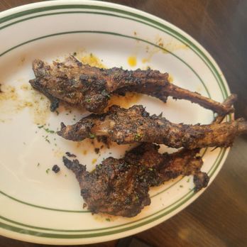 Taste Kitchen Bar - Jerk lamb chops (I ate 1 of the 4 already) - Breakfast & Brunch Near Me - Houston, Texas Taste Kitchen Bar - Jerk lamb chops (I ate 1 of the 4 already) - Breakfast & Brunch Near Me - Houston, Texas