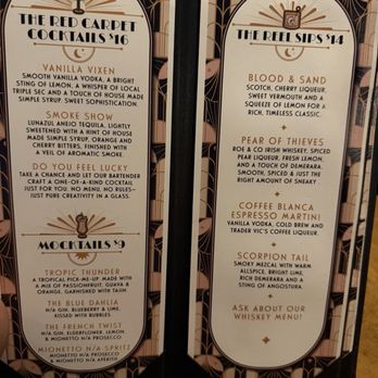 The Gilded Curtain - Menu - Speakeasies Near Me - Wallingford, Connecticut The Gilded Curtain - Menu - Speakeasies Near Me - Wallingford, Connecticut
