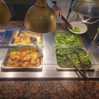 Flaming Buffet - Cooked vegis - Seafood Near Me - Corona, California