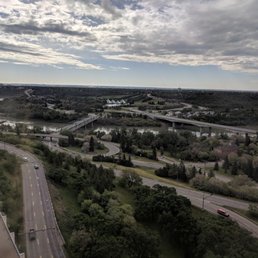 The river valley. The river valley.