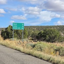 Heading toward Mack, CO from the CO Sign  09-23-2025