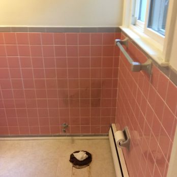 Maryland Tub & Tile - a pink tiled bathroom - General Contractors Near Me - Pasadena, Maryland Maryland Tub & Tile - a pink tiled bathroom - General Contractors Near Me - Pasadena, Maryland