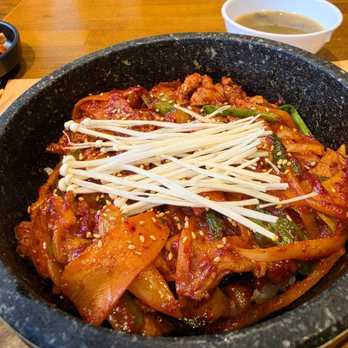 Gammeeok - Spicy pork dolsot bibimbob - Korean Near Me - Fort Lee, New Jersey Gammeeok - Spicy pork dolsot bibimbob - Korean Near Me - Fort Lee, New Jersey