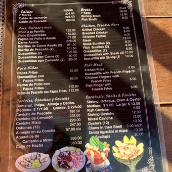 Las Brisas - Menu - Seafood Near Me - Puerto Nuevo, BCN