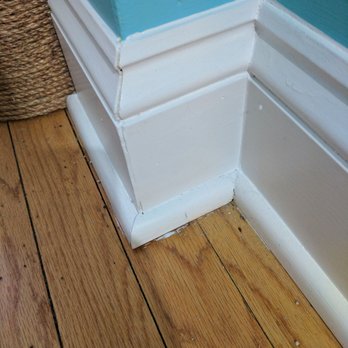 Chicago Painters - The trim paint on the wall and floor - Painters Near Me - Chicago, Illinois Chicago Painters - The trim paint on the wall and floor - Painters Near Me - Chicago, Illinois