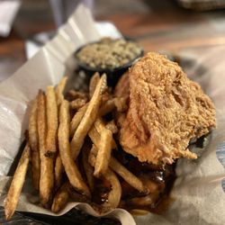 Corner Stable - Cockeysville - Rib & Fried Chix with Wild Rice and Stable Fries