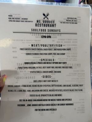 Menu photo 1 Ms. Goodies Buffalo, NY