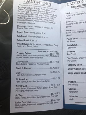 Menu photo 4 The Sandwich Spot Zephyrhills, FL Menu photo 4 The Sandwich Spot Zephyrhills, FL