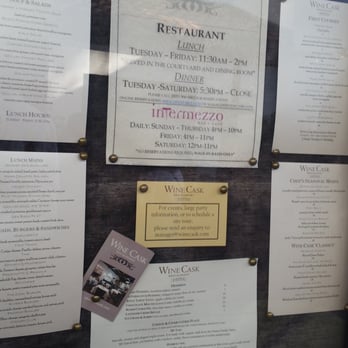 Wine Cask - Menu - New American Near Me - Santa Barbara, California