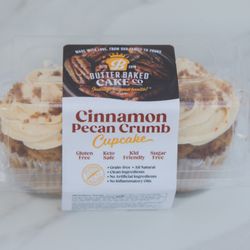 Butter Baked Cake Co - Cinnamon Pecan Crumb Cupcakes Sugar-Free and Gluten-Free