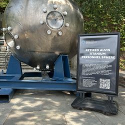 Woods Hole Town - Water Street WHOI display