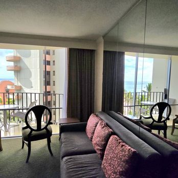 Outrigger Waikiki Beach Resort - Our room with side water view, 6th Floor - Resorts Near Me - Honolulu, Hawaii