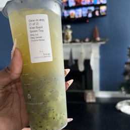 Kiwi Basil Green Tea Kiwi Basil Green Tea