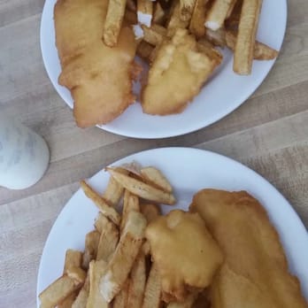 Len Duckworth Fish & Chips - Halibut and chips ($12.50) - Seafood Near Me - Toronto, Ontario