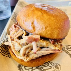 Rolling Smoke BBQ - Centennial - Pulled Pork Sandwich