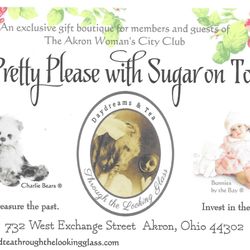 Daydreams & Tea Pretty Please with Sugar on Top - Daydreams & Tea - Pretty Please with Sugar on Top - A unique gift boutique inside the Akron Woman's City Club Akron, Ohio.