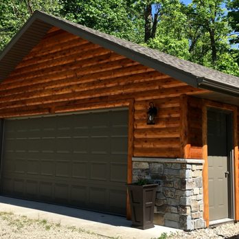 Cornerstone Custom Stonework - a log cabin with a garage - Masonry/Concrete Near Me - Detroit Lakes, Minnesota Cornerstone Custom Stonework - a log cabin with a garage - Masonry/Concrete Near Me - Detroit Lakes, Minnesota