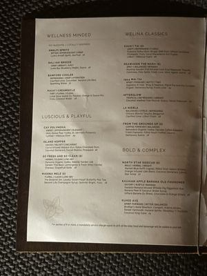 Menu photo 8 Welina Terrace Princeville, HI Menu photo 8 Welina Terrace Princeville, HI