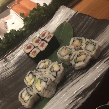 Nobu Miami - California, shrimp tempura and spicy yellowtail rolls - Asian Fusion Near Me - Miami Beach, Florida Nobu Miami - California, shrimp tempura and spicy yellowtail rolls - Asian Fusion Near Me - Miami Beach, Florida