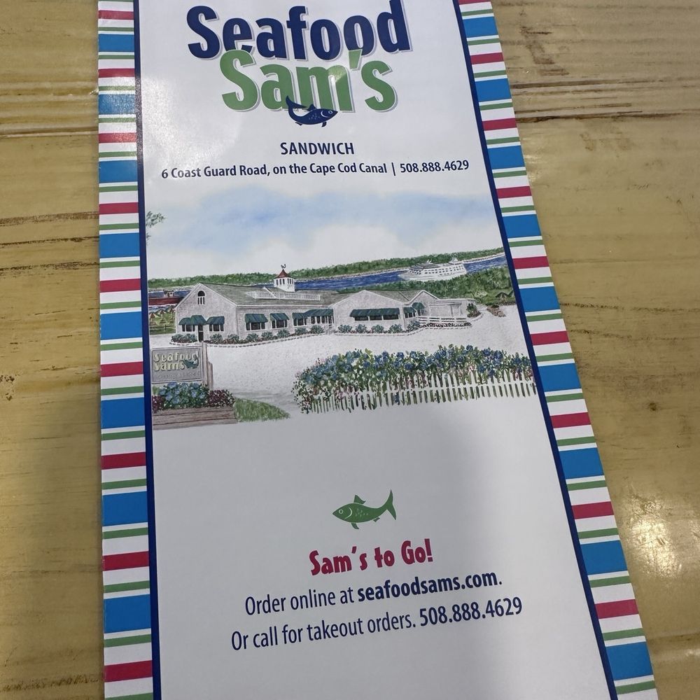 Seafood Sam's - Menu - Seafood Near Me - Sandwich, Massachusetts Seafood Sam's - Menu - Seafood Near Me - Sandwich, Massachusetts