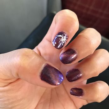 Bliss Nails & Spa - Shellac mani with a touch of nail art - Nail Salons Near Me - Tigard, Oregon Bliss Nails & Spa - Shellac mani with a touch of nail art - Nail Salons Near Me - Tigard, Oregon