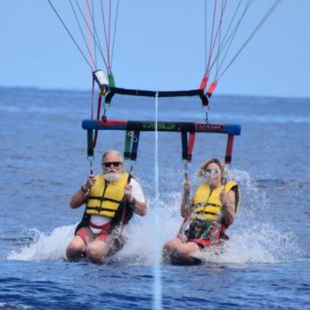 UFO Parasail - Our water dunk. It was a blast! - Boat Charters Near Me - Lahaina, Hawaii UFO Parasail - Our water dunk. It was a blast! - Boat Charters Near Me - Lahaina, Hawaii