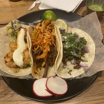 Takorea BBQ - Bistec Tacos Spicy shrimp taco - Korean Near Me - Harrison, New Jersey Takorea BBQ - Bistec Tacos Spicy shrimp taco - Korean Near Me - Harrison, New Jersey