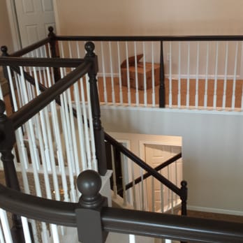 CleanLine Painting - Banister After - Painters Near Me CleanLine Painting - Banister After - Painters Near Me