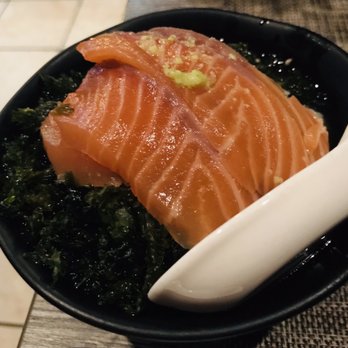 Leichi - Salmon over the rice with broth - Japanese Near Me - Santa Clara, California Leichi - Salmon over the rice with broth - Japanese Near Me - Santa Clara, California